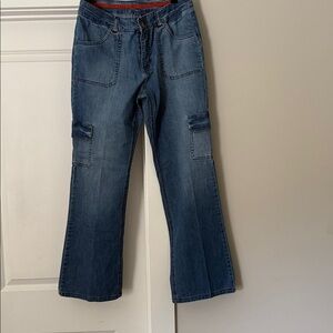 Apostrophe Blue Denim Cargo Pants